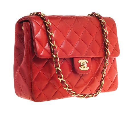 chanel vintage red and yellwo bag|vintage chanel handbags.